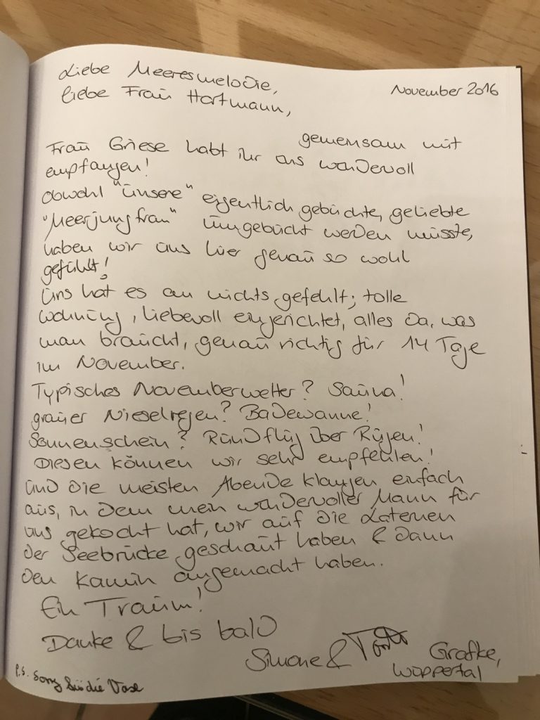 Foto: Ein Traum! Danke und bis bald.